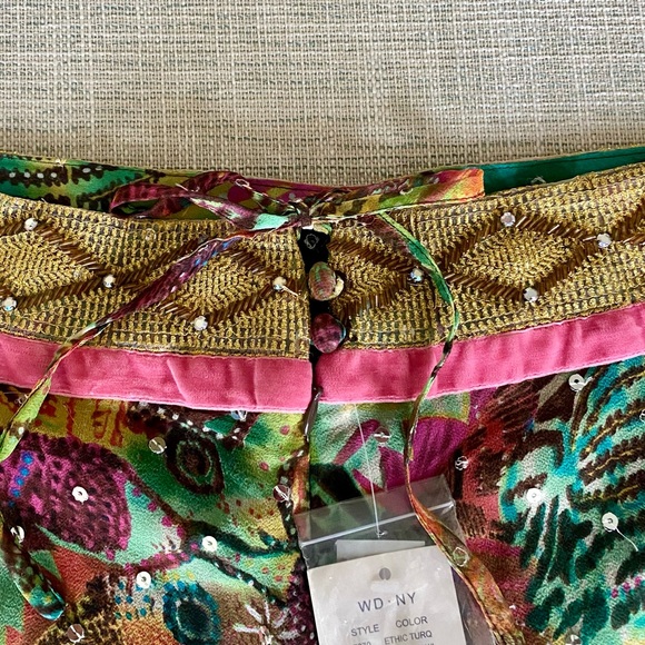 WD NY 100% Silk Skirt - Picture 4 of 8